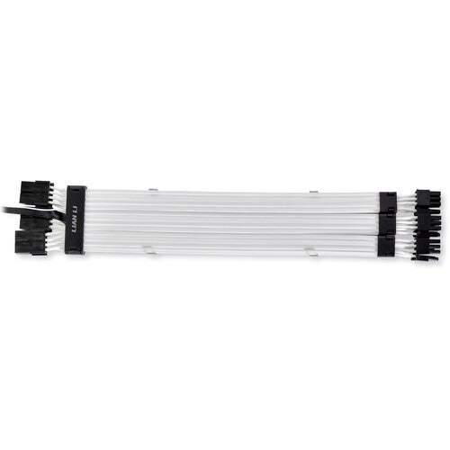 Lian Li Strimer Plus V2 Triple 8 broches (PW12-PV2) - Câble d'alimentation VGA RVB adressable (aucun contrôleur inclus) - pour connecteur GPU triple 8 broches pour ordinateur personnel, PW12-PV2 noir