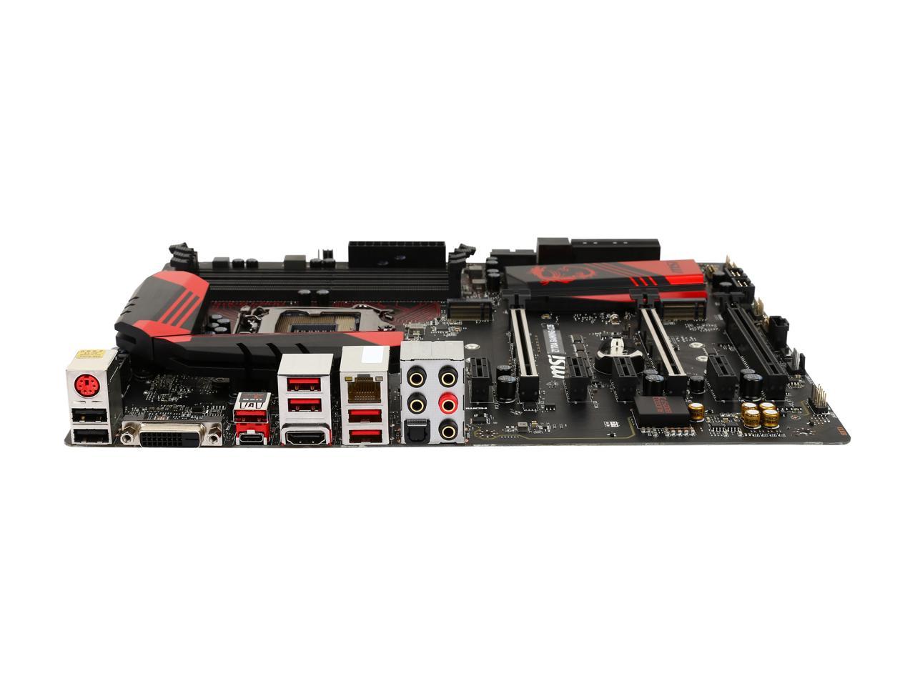 MSI Z170A GAMING M5 LGA 1151 Intel Z170 HDMI SATA 6Gb/s USB 3.1 ATX Carte mère Intel