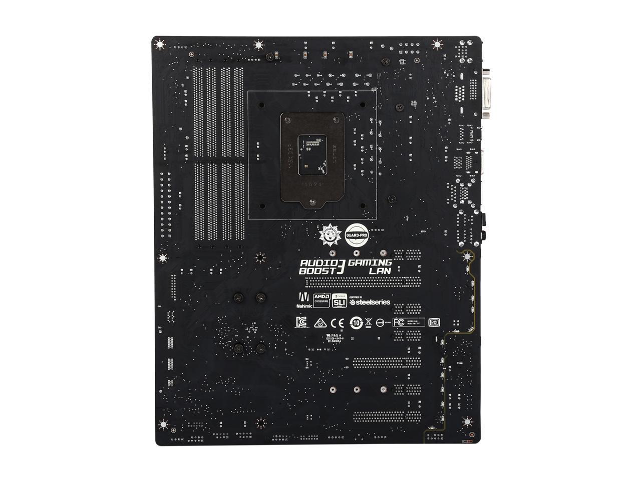 MSI Z170A GAMING M5 LGA 1151 Intel Z170 HDMI SATA 6Gb/s USB 3.1 ATX Carte mère Intel
