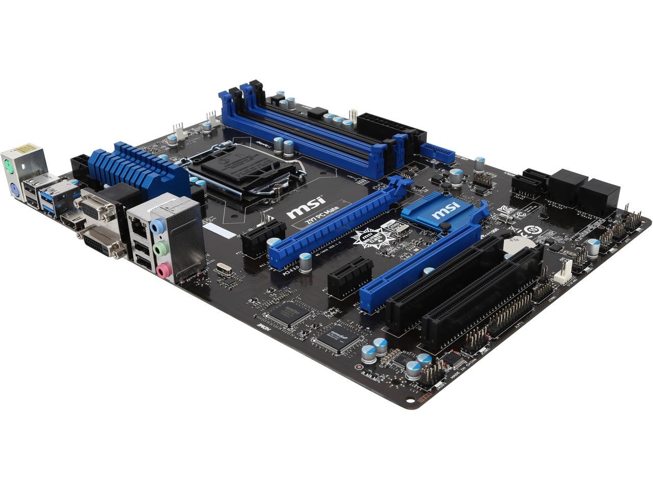 MSI Z97 PC Mate LGA 1150 Intel Z97 HDMI SATA 6Gb/s USB 3.0 ATX Carte mère Intel
