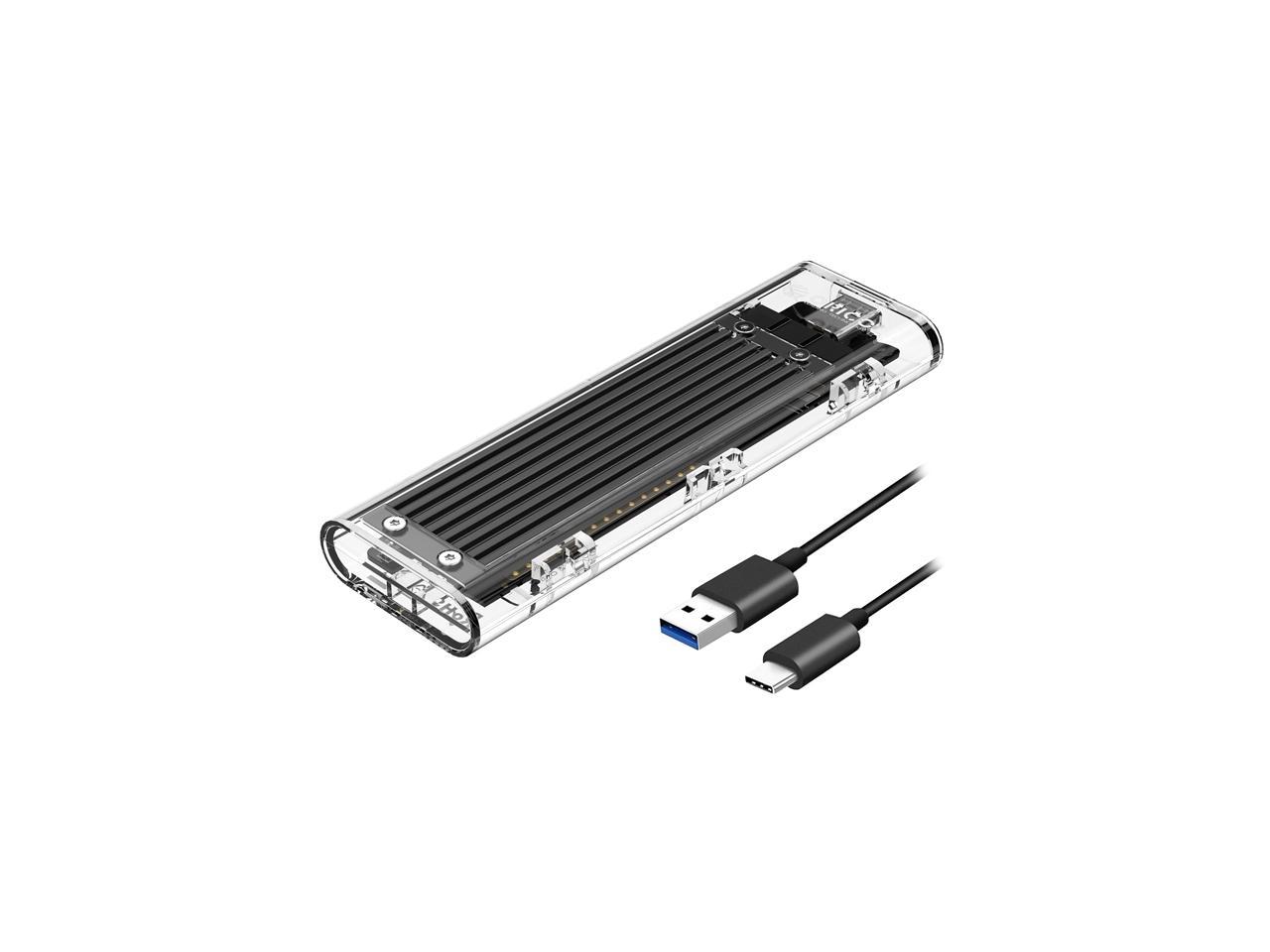 ORICO M.2 SATA SSD boîtier externe adaptateur USB 3.1 Type-C sans outil, prise en charge NGFF (basé sur SATA) M.2 2280 2260 2242 2230 adaptateur de boîtier SSD