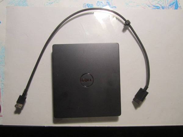 lecteur optique (Dell K01B) DVD-RW externe pour ordinateur portable avec câble eSATA