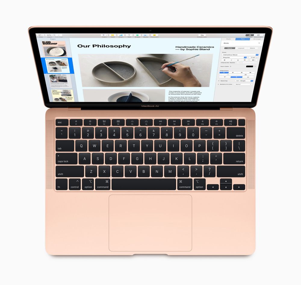 Ordinateur portable Apple MacBook Air 13,3" (boite ouverte)- Puce Apple M1 - SSD 256 Go - Mémoire unifiée 8 Go - Or
