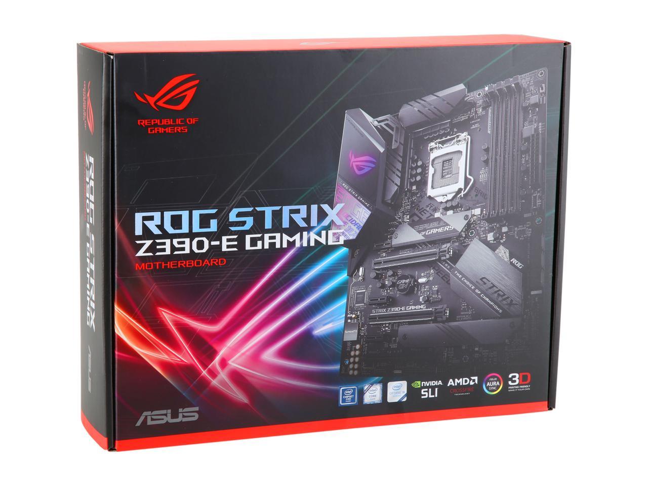 ASUS ROG Strix Z390-E Gaming LGA 1151 (série 300) Intel Z390 SATA 6 Gb/s ATX Intel Carte mère
