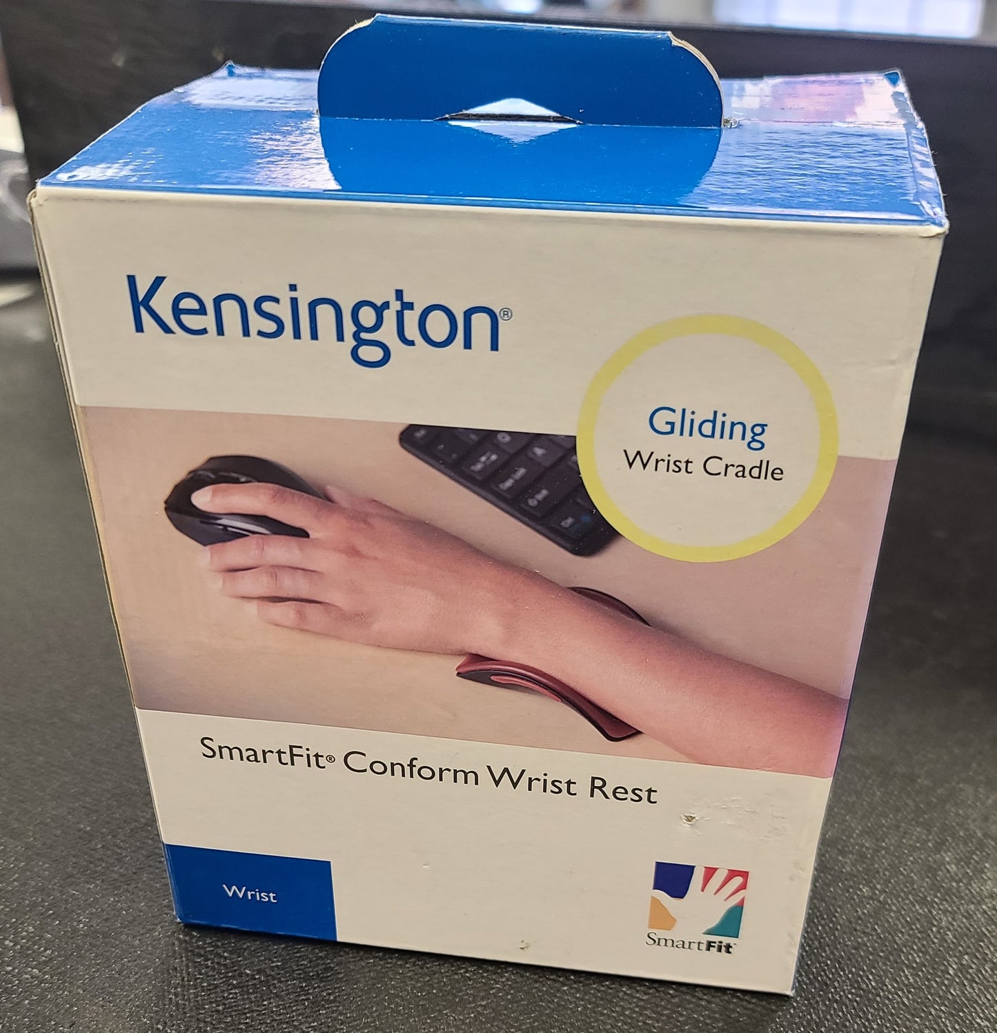 Kensington SmartFit K55787US Repose-poignet, inserts colorés interchangeables, coussinet noir