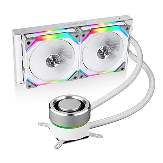 Lian Li GA-240SLA Galahad AIO UNI Fan SL Edition 240 Blanc – Ventilateur UNI SL120 Edition – GA240SLA.01 (avec support LGA 1700)