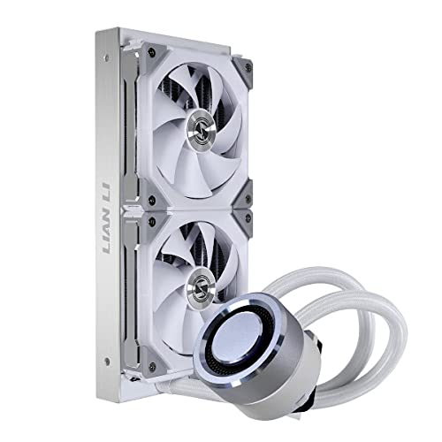 Lian Li GA-240SLA Galahad AIO UNI Fan SL Edition 240 Blanc – Ventilateur UNI SL120 Edition – GA240SLA.01 (avec support LGA 1700)