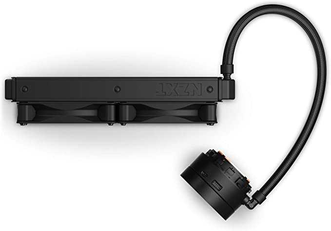 NZXT Kraken X63 280 mm - RL-KRX63-01 - Refroidisseur liquide AIO RGB CPU - Design miroir rotatif - Pompe améliorée - Alimenté par CAM V4 - Connecteur RVB - Ventilateurs de radiateur AER P 140 mm (2 inclus)