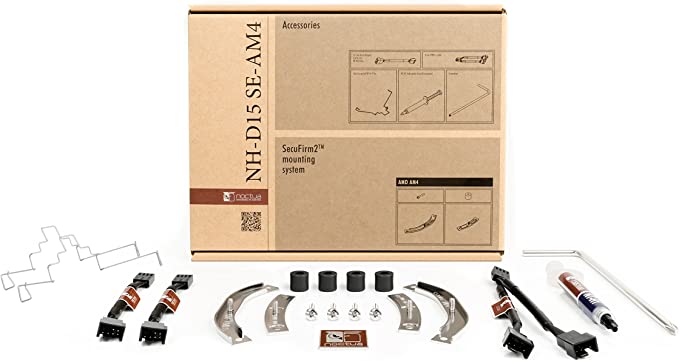 Noctua NH-D15 SE-AM4 Refroidisseur de processeur double tour pour AMD AM4 (marron)