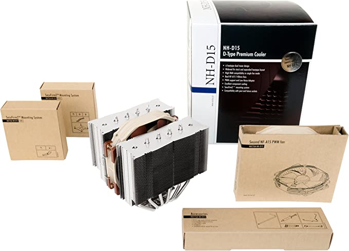 Noctua NH-D15 ventilateur, refroidisseur et radiateur
