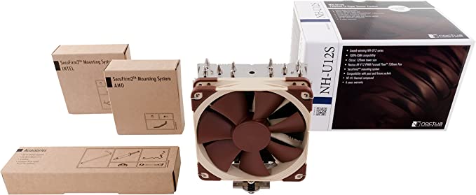 Noctua NH-U12S Refroidisseur de processeur avec ventilateur NF-F12 120 mm (marron)