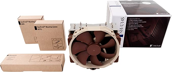 Noctua NH-U14S Refroidisseur de processeur de qualité supérieure avec ventilateur NF-A15 140 mm (marron)