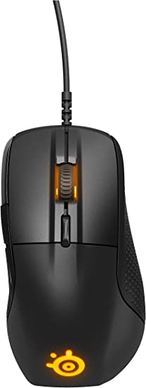 SteelSeries Rival 710 Souris de jeu – Capteur optique TrueMove3 16 000 CPI – Écran OLED – Alertes tactiles – Éclairage RVB