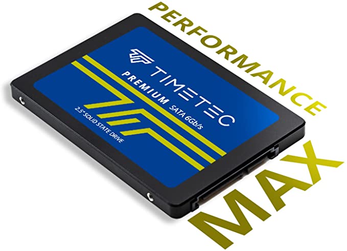 Timetec Disque SSD 3D NAND TLC SATA III 1 To 6 Go/s 6 Go/s 7 mm 800 TBW Vitesse de lecture jusqu'à 550 Mo/s SLC Cache Performance Boost Disque SSD interne pour PC de bureau et ordinateur portable (1 To)