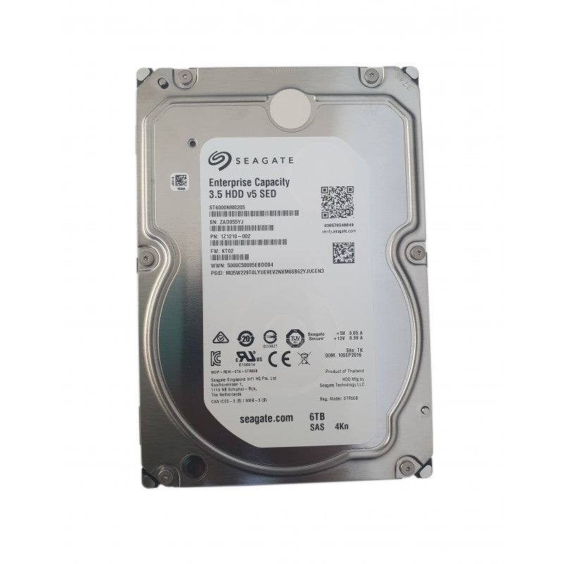 Seagate HDD ST6000NM0205 6TB SAS 12Gb/s Enterprise 7200RPM 256MB 3.5 inch 4Kn SED Bare