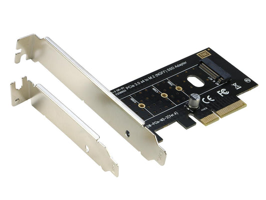 Adaptateur PCIe RIITOP NVMe NVMe vers PCIe 3.0/4.0 x4 prise en charge de la carte convertisseur 2230, 2242, 2260 2280 mm M.2 NVMe SSD