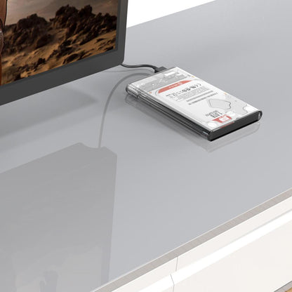 ORICO 2139U3-CR Transparent 2,5 pouces SATA USB3.0 5Gbps HDD boîtier de