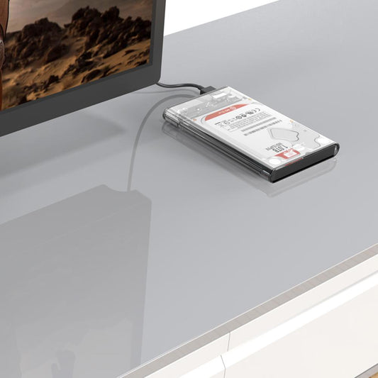 ORICO 2139U3-CR Transparent 2,5 pouces SATA USB3.0 5Gbps HDD boîtier de