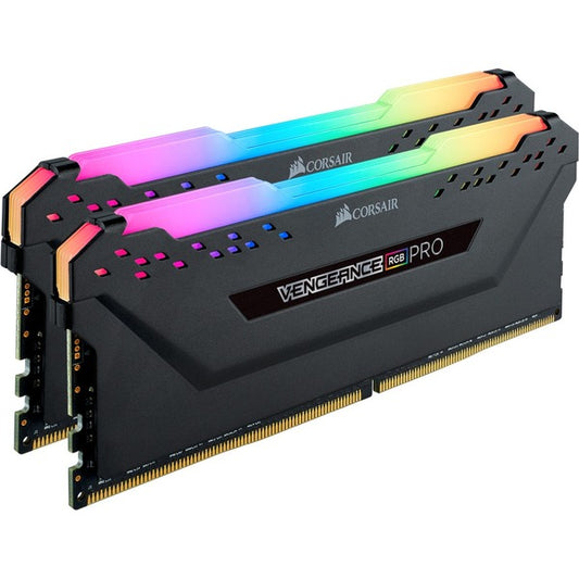 CORSAIR (VENGEANCE RGB PRO) - Barrettes de mémoire DDR4 de 32 Go (2 x 16 Go) à 3 600 MHz - CL18 - DIMM - noir