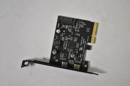 Carte d'extension TroPro PCI-Express 2 ports Type C Asmedia Chipset 4X vers USB 3.1