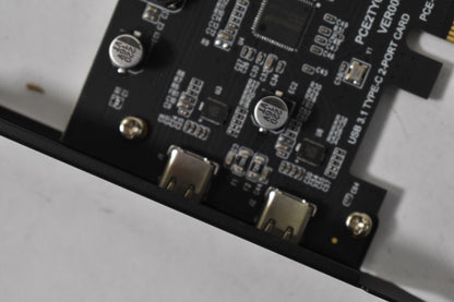 Carte d'extension TroPro PCI-Express 2 ports Type C Asmedia Chipset 4X vers USB 3.1