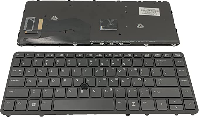 Clavier de rechange pour ordinateur portable HP EliteBook 840 G1 G2,850 G1 G2,740 G1 G2,745 G1 G2,745 G1 G2 Noir