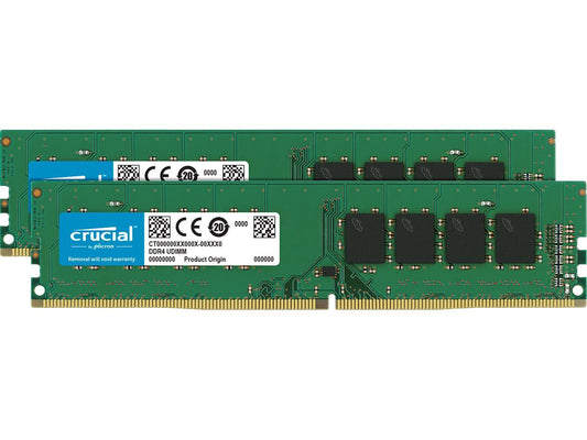 Crucial 32 Go (2 x 16 Go) 288 broches PC RAM DDR4 2666 (PC4 21300) Mémoire de bureau Modèle CT2K16G4DFRA266