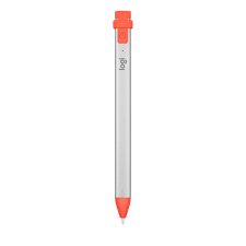 Logitech Crayon numérique pour iPad Pro 12,9" (5e, 6e génération), iPad Pro 11" (2e, 3e, 4e génération), iPad (7e, 8e, 9e et 10e génération), iPad Air (3e, 4e, 5e génération), iOS 12.2 et supérieur – Orange