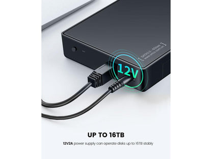 ORICO (3588US3) Boîtier adaptateur de disque dur externe sans outil USB 3.0 3,5" pour disque dur SATA et SSD [prend en charge les disques UASP et 16 To]