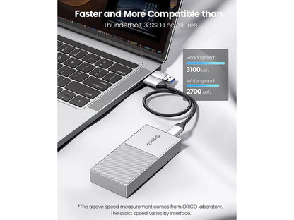 ORICO Boîtier USB 4.0 NVME (ORICO-M208C3-U4-GREY)