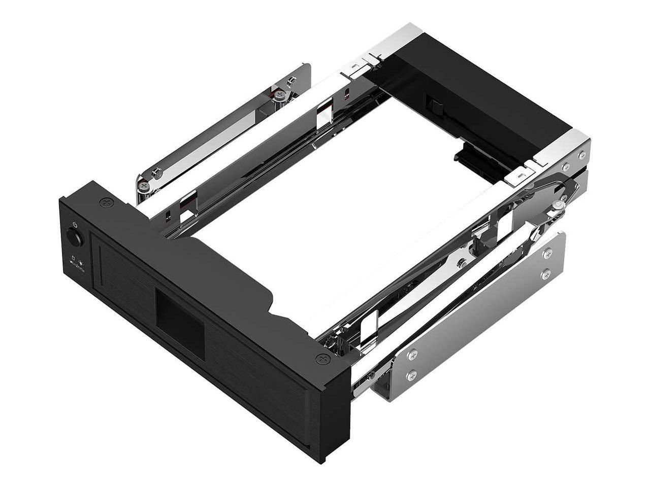 Tiroir disque dur 5.25 à 3.5 pouces (sata hdd hot swap rack)