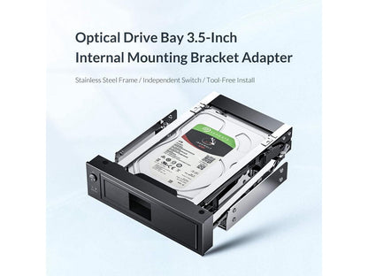 Tiroir disque dur 5.25 à 3.5 pouces (sata hdd hot swap rack)