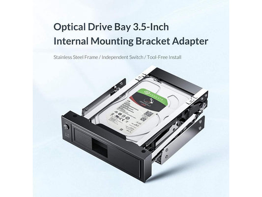 Tiroir disque dur 5.25 à 3.5 pouces (sata hdd hot swap rack)