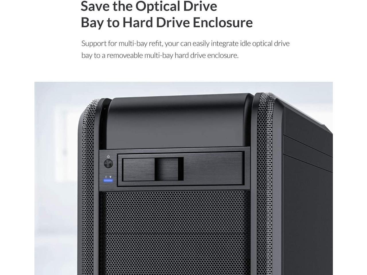 Tiroir disque dur 5.25 à 3.5 pouces (sata hdd hot swap rack)