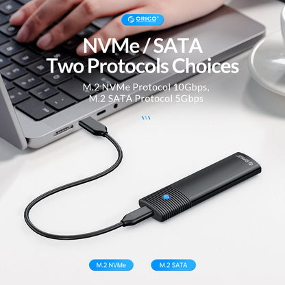 Boîtier SSD ORICO USB3.2 Gen1 Type-C M.2 NGFF SATA (5 Gbit/s)