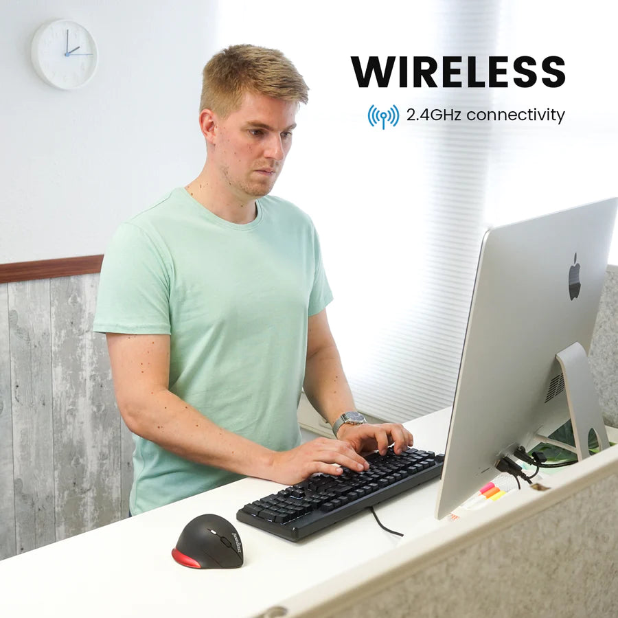 Perixx PERIMICE-718 Souris sans fil pour droitier Design vertical ergonomique 5 boutons programmables