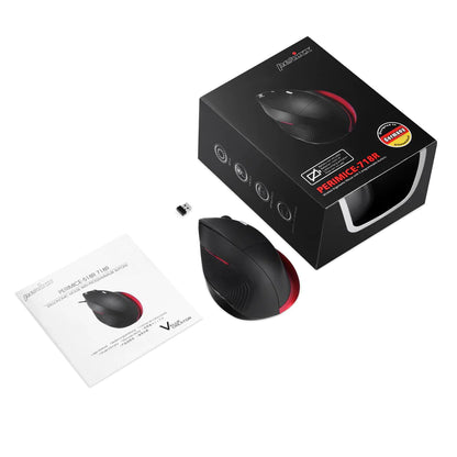 Perixx PERIMICE-718 Souris sans fil pour droitier Design vertical ergonomique 5 boutons programmables