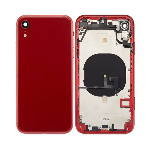 Replacement Battery Back Rear Housing With Parts Compatible With Apple iPhone XR - Red