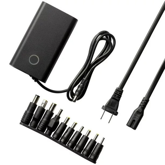 onn Adaptateur universel pour ordinateur portable 65 W, comprend 11 embouts (boite ouverte)