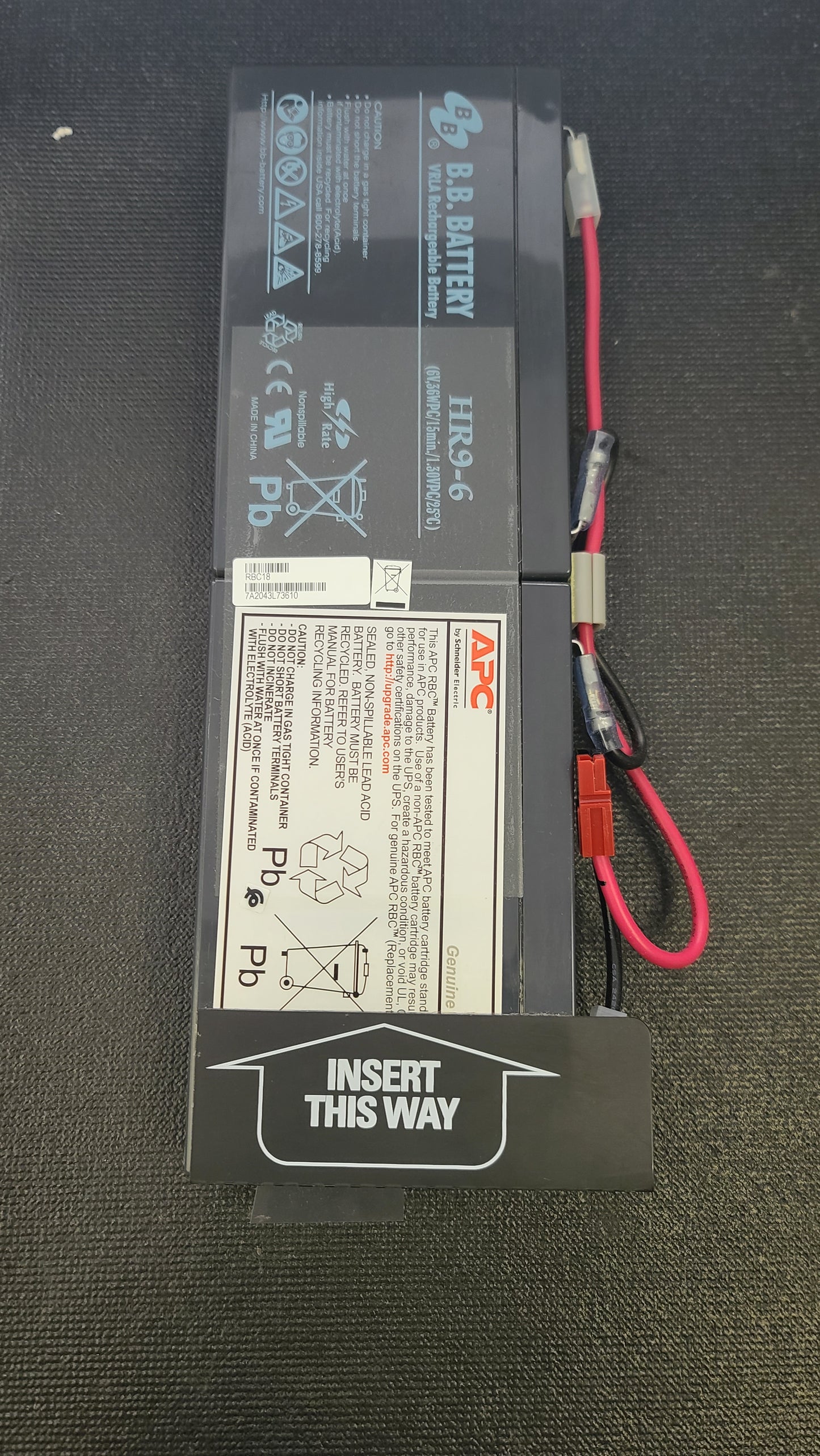 APC Replacement Battery Cartridge #18 RBC18