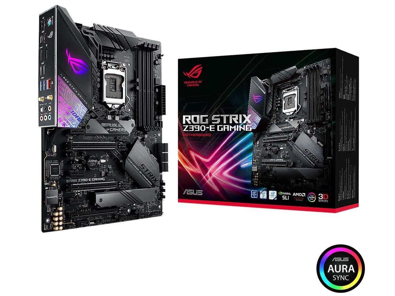ASUS ROG Strix Z390-E Gaming LGA 1151 (série 300) Intel Z390 SATA 6 Gb/s ATX Intel Carte mère