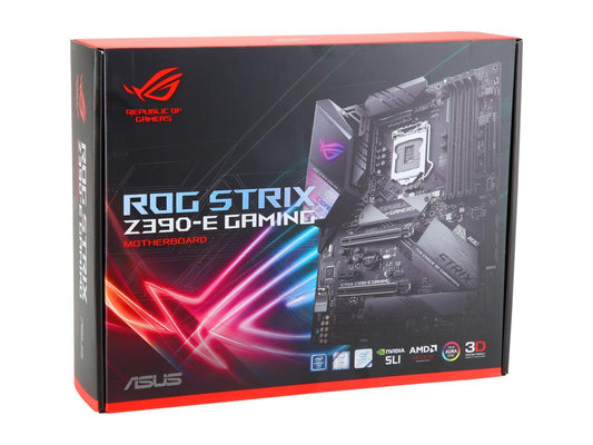ASUS ROG Strix Z390-E Gaming LGA 1151 (série 300) Intel Z390 SATA 6 Gb/s ATX Intel Carte mère
