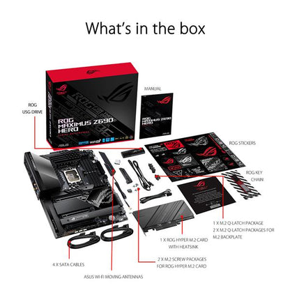 Asus Rog Maximus Hero Carte mère Intel Z690 Socket LGA 1700 ATX DDR4