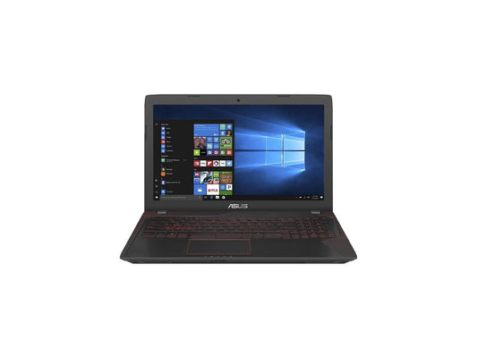 ASUS FX53VD-Q52-CB 15,6" Intel Core i5 7e génération 7300HQ (2,50 GHz) NVIDIA GeForce GTX 1050 12 Go de mémoire 512gb ssd + 2tb hybride Windows 11 Famille 64 bits Ordinateur portable de jeu bilingue (Usagé avec boite)