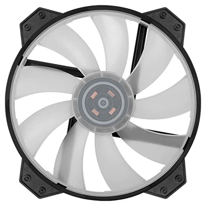 Cooler Master R4-200R-08FC-R1 MF200R RGB Ventilateur hybride silencieux à haut débit d’air, 200 mm