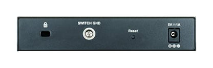 D-Link Commutateur de bureau intelligent à 8 ports Gigabit géré - Fonctionnalités 2 couches - VLAN - Diagnostic de câble - Compact, sans ventilateur - Fonctionnalités d'économie d'énergie - Smart Web GUI (DGS-1100-08V2)