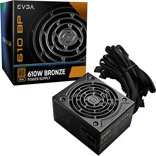 EVGA 610 BP, 80+ bronze 600 W + 10 W, alimentation 100-BP-0610-K1