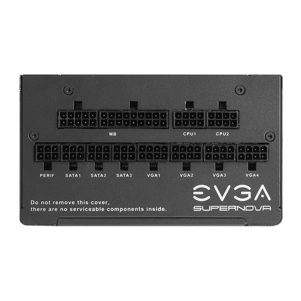 EVGA (SuperNOVA 850 G6) - Bloc d'alimentation modulaire de 850 W - certifié 80 Plus Gold - mode éco avec ventilateur FDB - comprend un autotest de mise sous tension - taille compacte de 140 mm - garantie de 10 ans