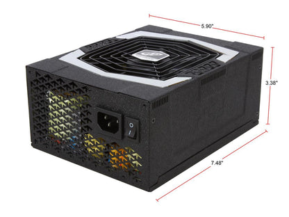 FSP Group AURUM PT Series 1200W (PT1200FM) ATX12V/EPS12V 80 PLUS PLATINUM Alimentation entièrement modulaire certifiée Nouveau processeur de 4e génération certifié Haswell Ready