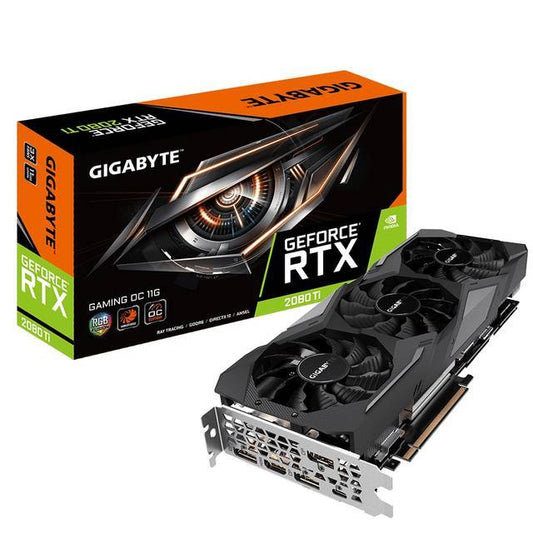 Carte graphique GIGABYTE GeForce RTX 2080 Ti GAMING OC 11G, 3 ventilateurs WINDFORCE, 11 Go 352 bits GDDR6, carte vidéo GV-N208TGAMING OC-11GC